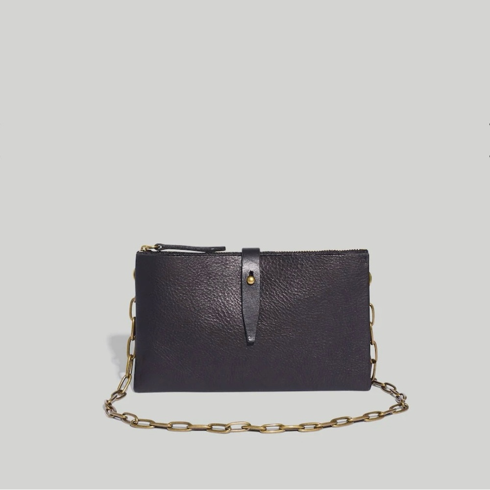 Madewell Transport Accordion Crossbody Black